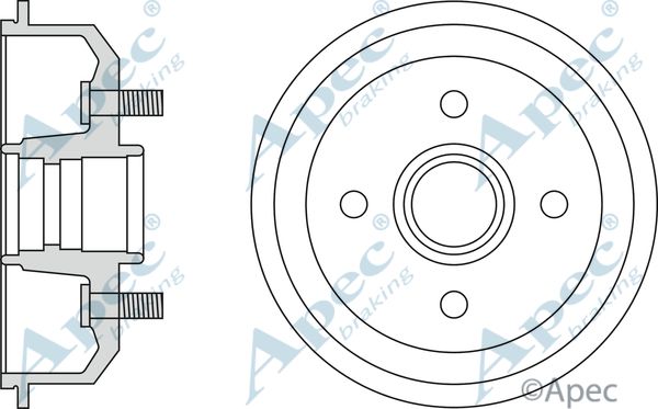 APEC BRAKING Тормозной барабан DRM9123